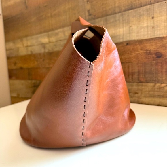 NWT Target Threshold Quality & Design Genuine Leather Basket - Picture 3 of 6